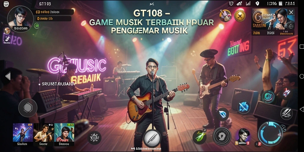 Tampilan gameplay GT108 yang seru dan interaktif.