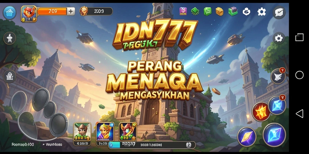 Tampilkan gameplay seru dalam IDN777 dengan menara strategis melawan gelombang musuh.