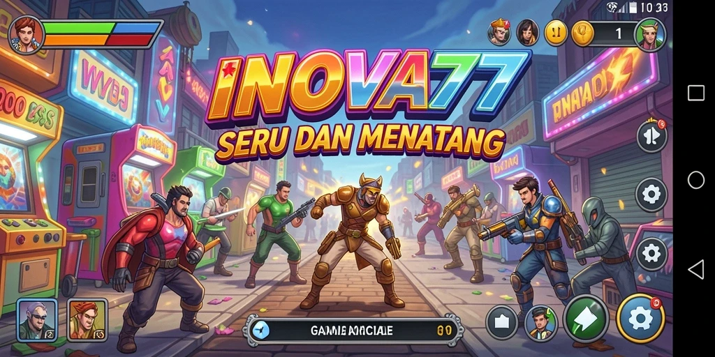 Gameplay menarik INOVA77 yang penuh warna dan tantangan.