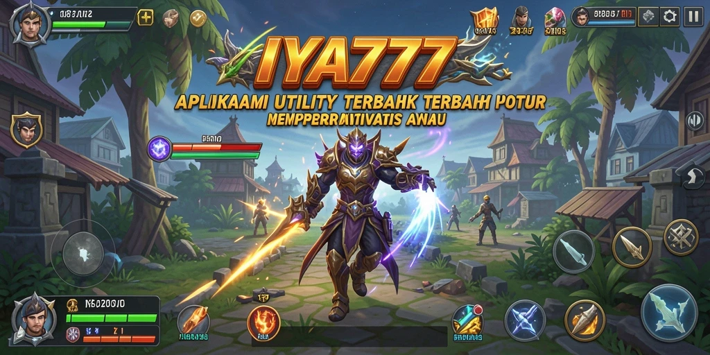 Screenshot utama IYA777 menunjukkan antarmuka yang bersih dan fungsional.