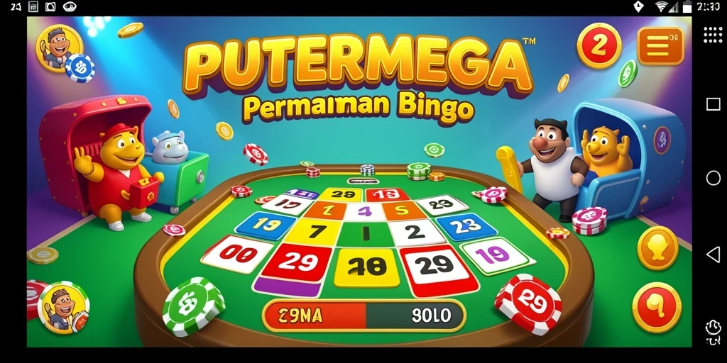 Tampilan gameplay Bingo yang seru dan menarik di PUTERMEGA.